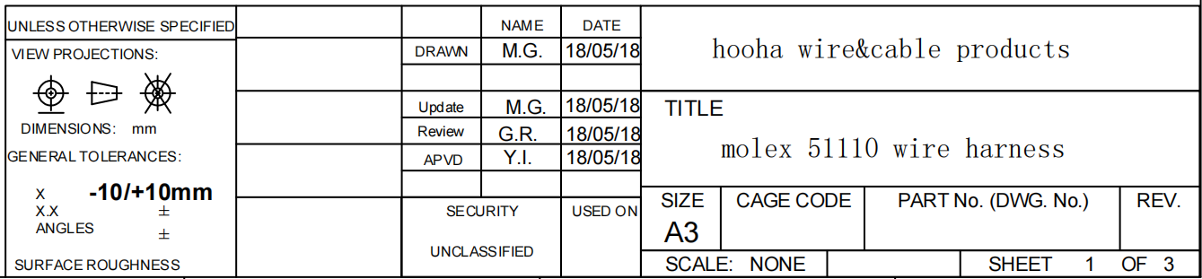 Wire Harness Drawing Standards Hooha Harness