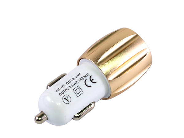 2 universal dual adapter port with socket usb car charger