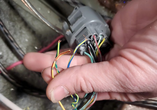 broken Wire in the Wire Harness