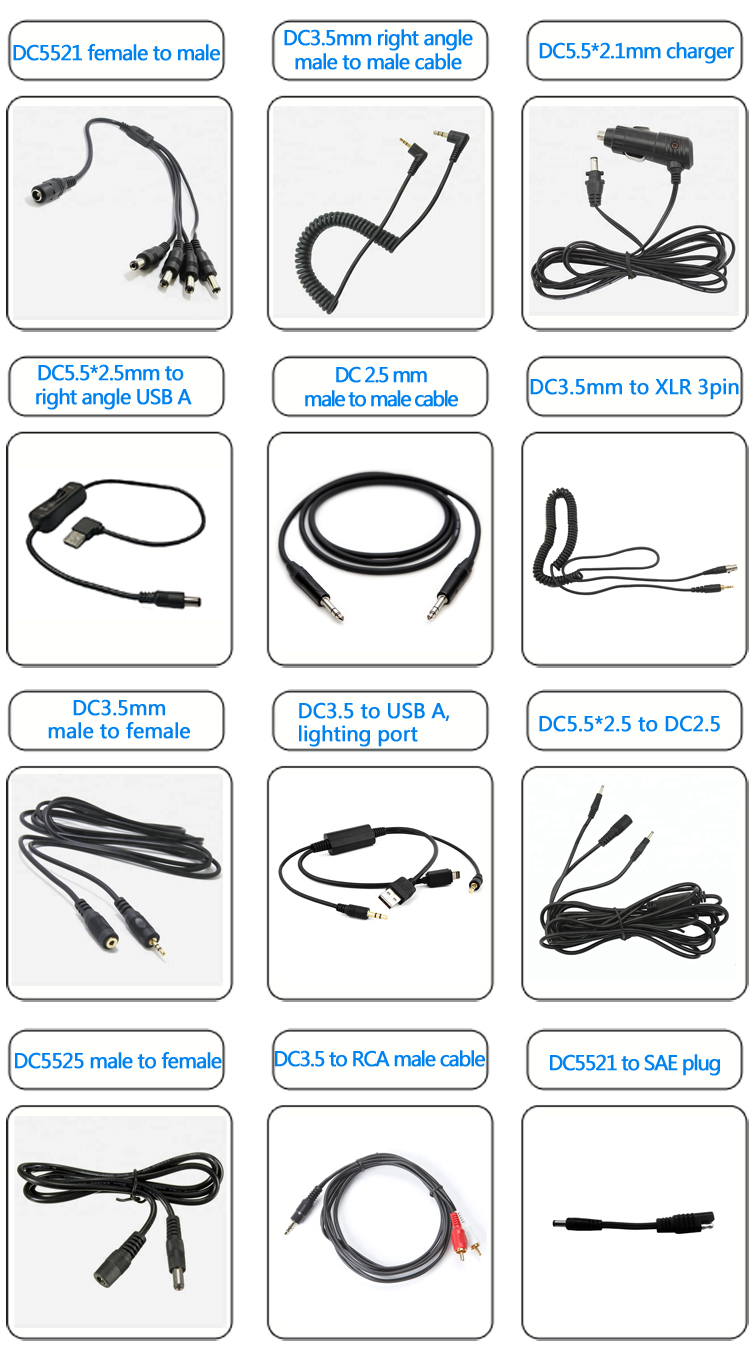 dc5521 power cable