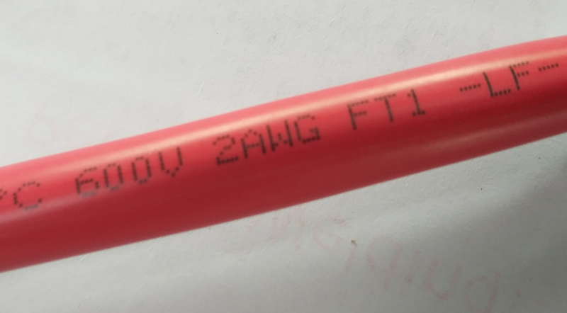 2AWG battery cable