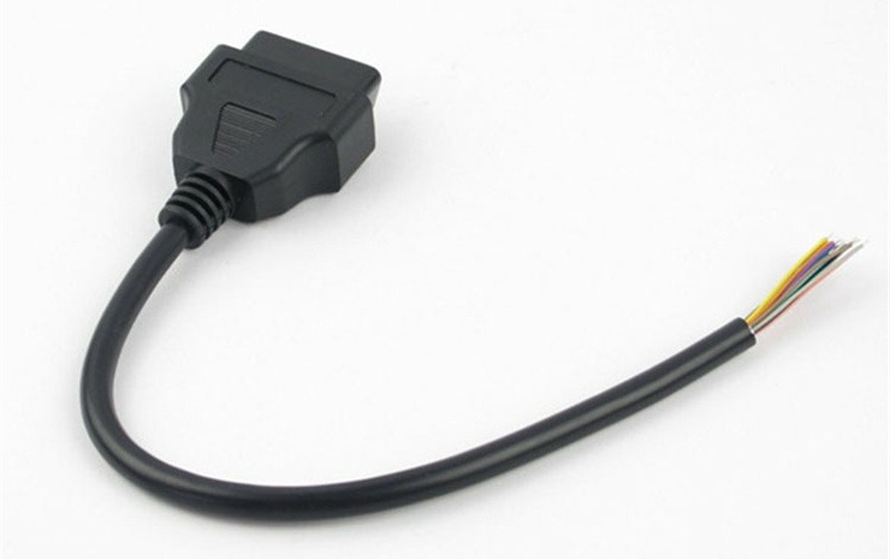 OBD male extension cable