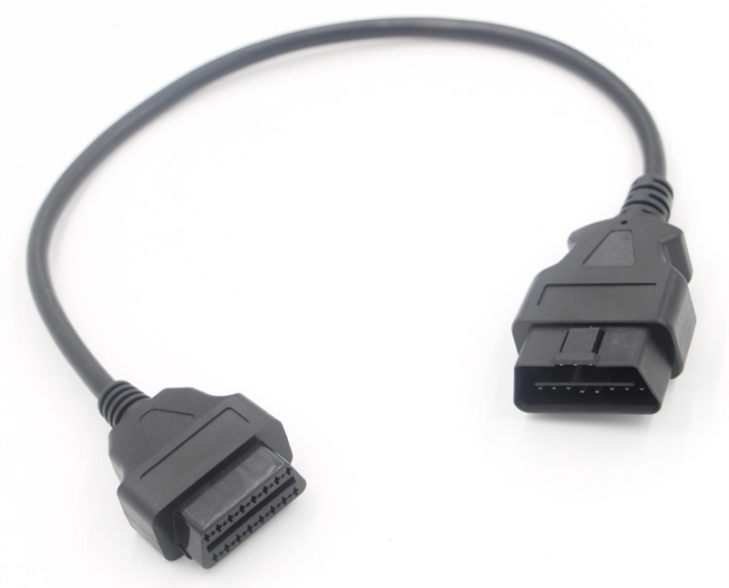 OBD male to female extension cable