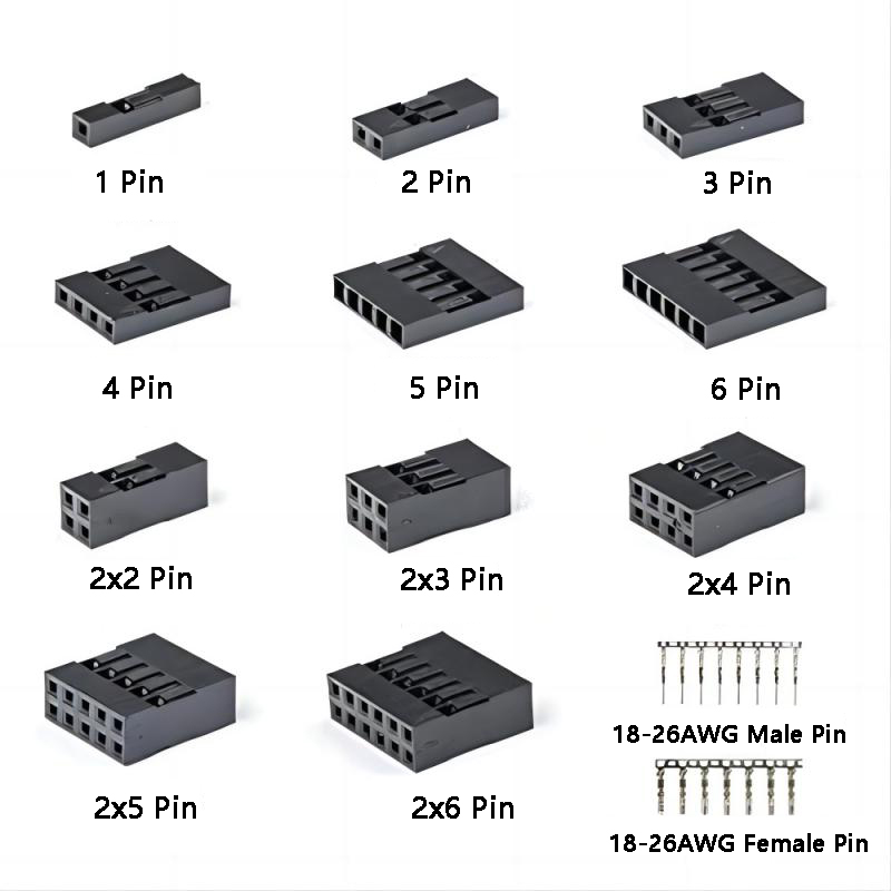 DuPont 2.54 connectors