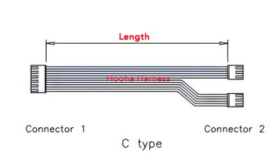 1 to 2 Splitter Wire Harness