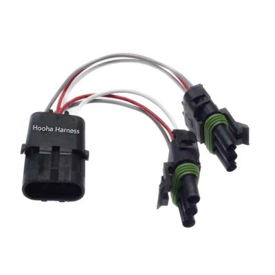 12015793,12157968 male to female 1 to 2 splitter cable