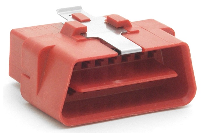 OBD II connector red