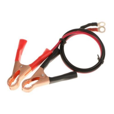 1 Pair Car 50 AMP Battery Alligator Clips Clamp Cable