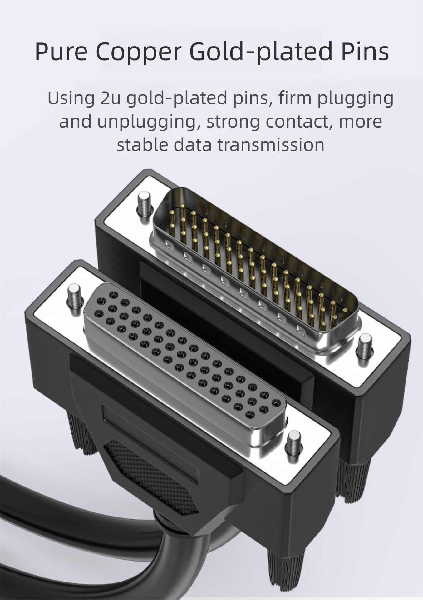 DB44P connector