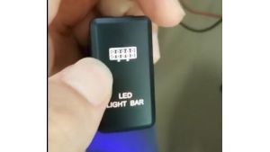 Toyota led light bar switch test