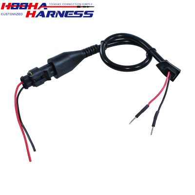 Amp/Tyco 2 Pin  282080-1 male to female Pigtail 12V Waterproof Electrical Wire extension Cable