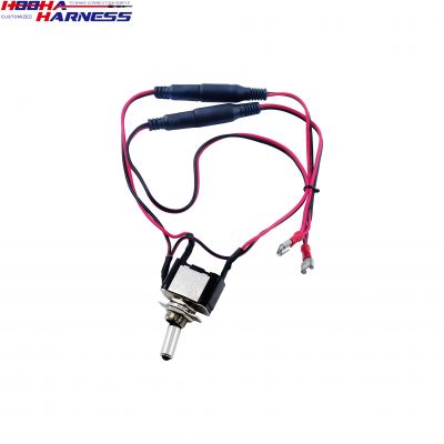 Custom ON OFF Switch DC 5521 5525 male to female 12v Extension Power Cable