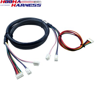 custom Jst replacement Xh2.54 XH2.5mm 6pin to 3.96mm 2 pin Wire harness Cable assembly