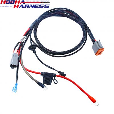 Deutsch Connector Wiring,custom wire harness,Audio/ Video cable,Automotive Wire Harness,Fuse Holder/ Fuse Box