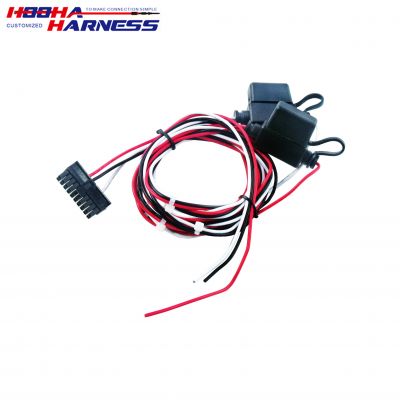 molex 3.0mm pitch 2*10 43250 43025 series 20pin connector inline fuse holder wire harness assembly