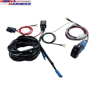 LED light wire harness,Automotive Wire Harness,Fuse Holder/ Fuse Box,OFF-Road,custom wire harness,rocker switch