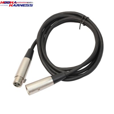 XLR 3pin male to female extension cable