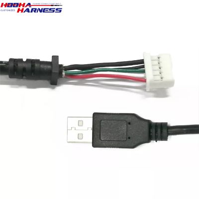 USB male to PAP-05V-S male 2725 AWG26 4C cable