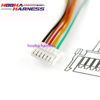 JST SHJ connector 1.0 pitch 6pin SHJP-06V-S (HF) custom Wiring Harness assembly