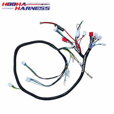 motorcycle electrical wiring harness
