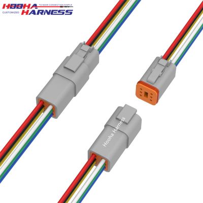 customize assembly DT 6 Pin male and female Wiring Connector